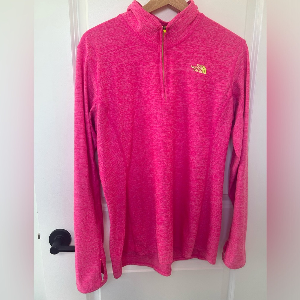 The North Face Hot Pink Half-Zip Pullover